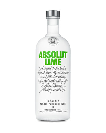 Absolut Lime Flavoured Vodka 1L