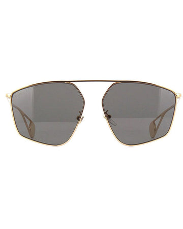 Gucci® GG0437SA 002 60 - Gold Gray