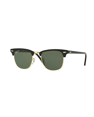 Ray-Ban RB3016 901/58-51 Clubmaster Black / Green Classic G-15 Polarised Lenses