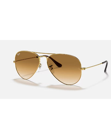 AVIATOR GRADIENT Sunglasses in Gold and Brown