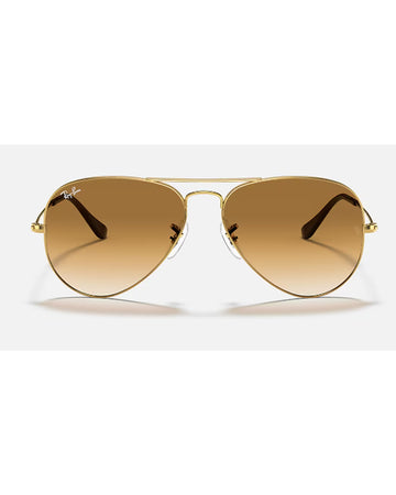 AVIATOR GRADIENT Sunglasses in Gold and Brown