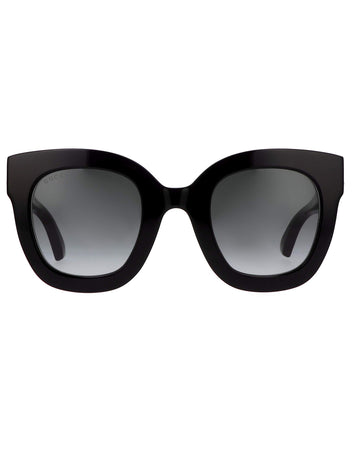 Sunglasses Gucci GG0208S 001 49-28 Black Gradient