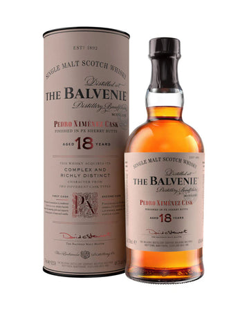 Balvenie 18 Year Old Pedro Ximenez Sherry Cask Single Malt Scotch Whisky 700mL