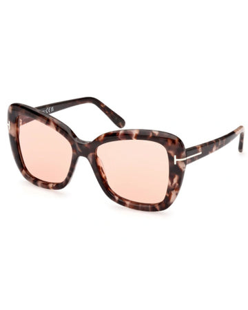 TOM FORD FT 1008 MAEVE - 55Y COLOURED HAVANA | SUNGLASSES WOMAN