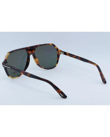 TOM FORD FT0934 53N Blonde Havana / Green 59-14-145 Sunglasses