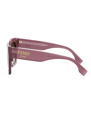 Fe40101f Acetate 81f Shiny Violet / Gradient Brown 52 F