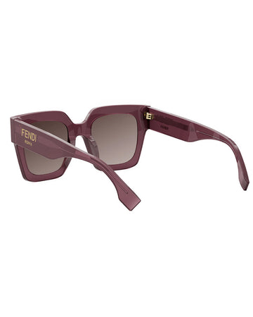 Fe40101f Acetate 81f Shiny Violet / Gradient Brown 52 F