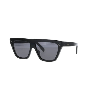 Cl40256i 01d / Shiny Black / Smoke Polarized 58 F