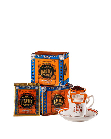 Bacha Coffee Birthday Wish Coffee Bag Gift Box (12 Bags) 325g