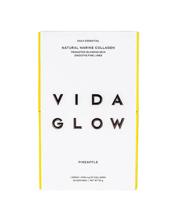 Vida Glow Natural Marine Collagen Sachets Pineapple