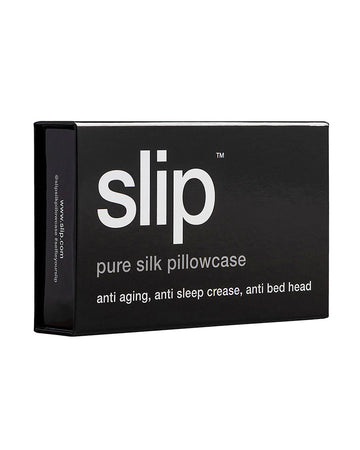 slip pure silk queen pillowcase - white