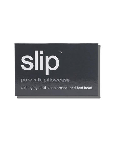 SLIP pure silk queen pillowcase - charcoal
