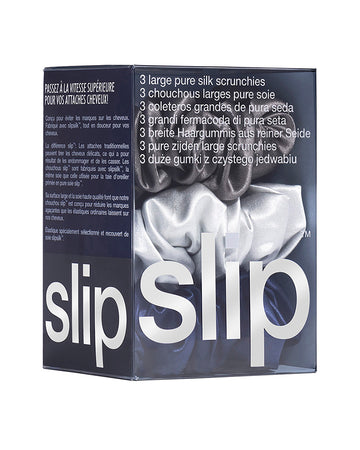 slip pure silk large scrunchies - petal