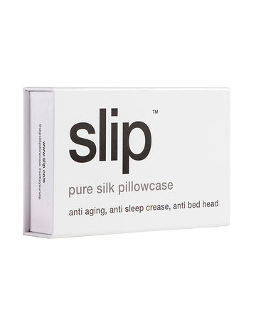 slip pure silk queen pillowcase - navy