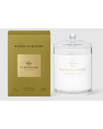 KYOTO IN BLOOM CAMELLIA & LOTUS 380g Triple Scented Soy Candle